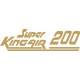 Beechcraft Super King Air 200 decals  