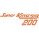 Beechcraft Super King Air 200 decals