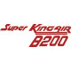 Beechcraft Super King Air B200 decals 