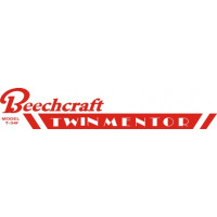 Beechcraft Twin Mentor Aircraft ,Emblem decals