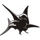 Begging Marlin Fish Logo Decals