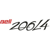 Bell 206L4 Helicopter Vinyl Decals