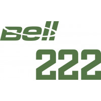 Bell 222 Helicopter Logo  