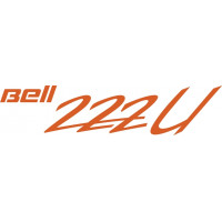 Bell 222U Helicopter Logo 