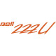Bell 222U Helicopter decals