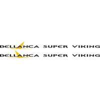 Bellanca Super Vikings Aircraft Script decals