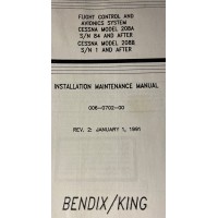 Bendix / King Flight Control and Avionics System Cessna Model 208A & Model 208B 006-0702-00