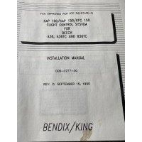 Bendix King KAP 100 / KAP 150 / KFC 150  Flight Control System Printed Manuals