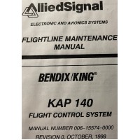 Bendix King Kap 140 Flight Control System Flightline Maintenance Manual 006-15574-0000