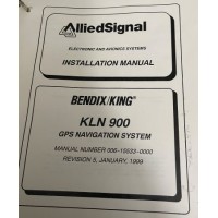 Bendix KLN 900 GPS Navigation System Printed Manuals