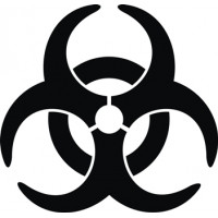 Biohazard Placard decals