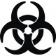 Biohazard Placard decals
