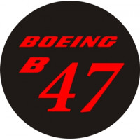 Boeing B47 Aircraft Yoke decals