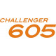Bombardier 650 Challenger Aircraft Logo Decal 