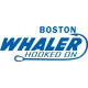 Boston Whaler Hooked On Boat Vinyl Decal