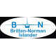 Britten-Norman Islander Aircraft Logo Vinyl Decal 