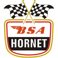 BSA Hornet Motorcycle Logo Decals