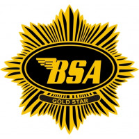 BSA Flash Motorcycle Logo Decal