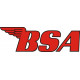 BSA Motorcycle Outline decal