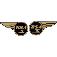 BSA Star  Motorcycle Logo Decals