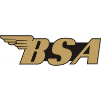 BSA w/ Shadow Motorcycle Logo Decals