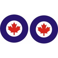 Canada Military Insignia Aircraft Roundel decals