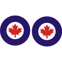 Canada Military Insignia Aircraft Roundel decals