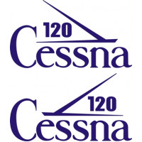 Cessna 120 Aircraft Decals