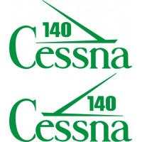 Cessna 140 Aircraft decals