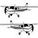 Cessna 150 Airplane Aircraft Logo 