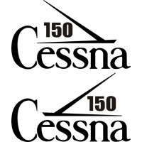 Cessna 150 Commuter,Aerobat Aircraft Logo 