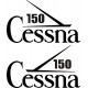 Cessna 150 Commuter,Aerobat Aircraft Logo 