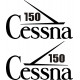 Cessna 150 Commuter Aerobat Aircraft decals