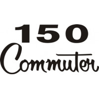 Cessna 150 Commuter Aircraft Script,Emblem 