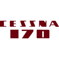 Cessna 170 Aircraft Logo Decal 