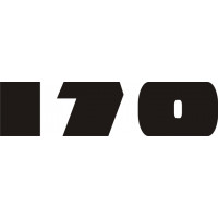 Cessna 170 Aircraft Number Decal