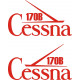 Cessna 170B Aircraft Logo Decal