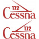 Cessna 172 Aircraft Decal