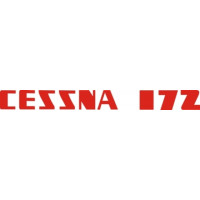 Cessna 172 Aircraft Decal