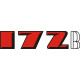 Cessna 172 B Aircraft Logo Decal