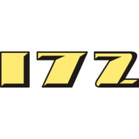 Cessna 172 Skyhawk Aircraft Logo Decal