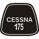 Cessna 175 Skylark Aircraft Yoke decals