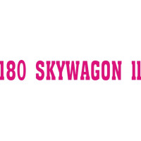 Cessna 180 Skywagon II Aircraft Logo 