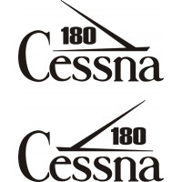 Cessna 180 Skywagon Aircraft Logo 