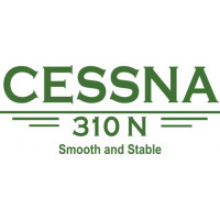 Cessna 310N Smooth And Stable  Aircraft Logo 