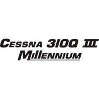 Cessna 310Q III Millennium Aircraft Logo 
