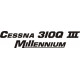 Cessna 310Q III Millennium Aircraft Logo 