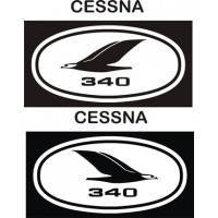 Cessna 340 Aircraft Logo