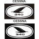 Cessna 340 Aircraft Logo