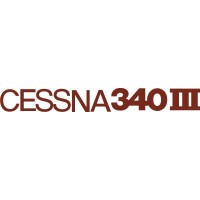 Cessna 340 III Aircraft Vinyl Decals